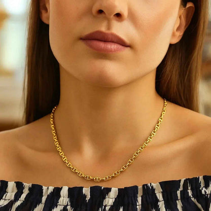 14k Yellow Gold Anchor Chain (4.50 mm)