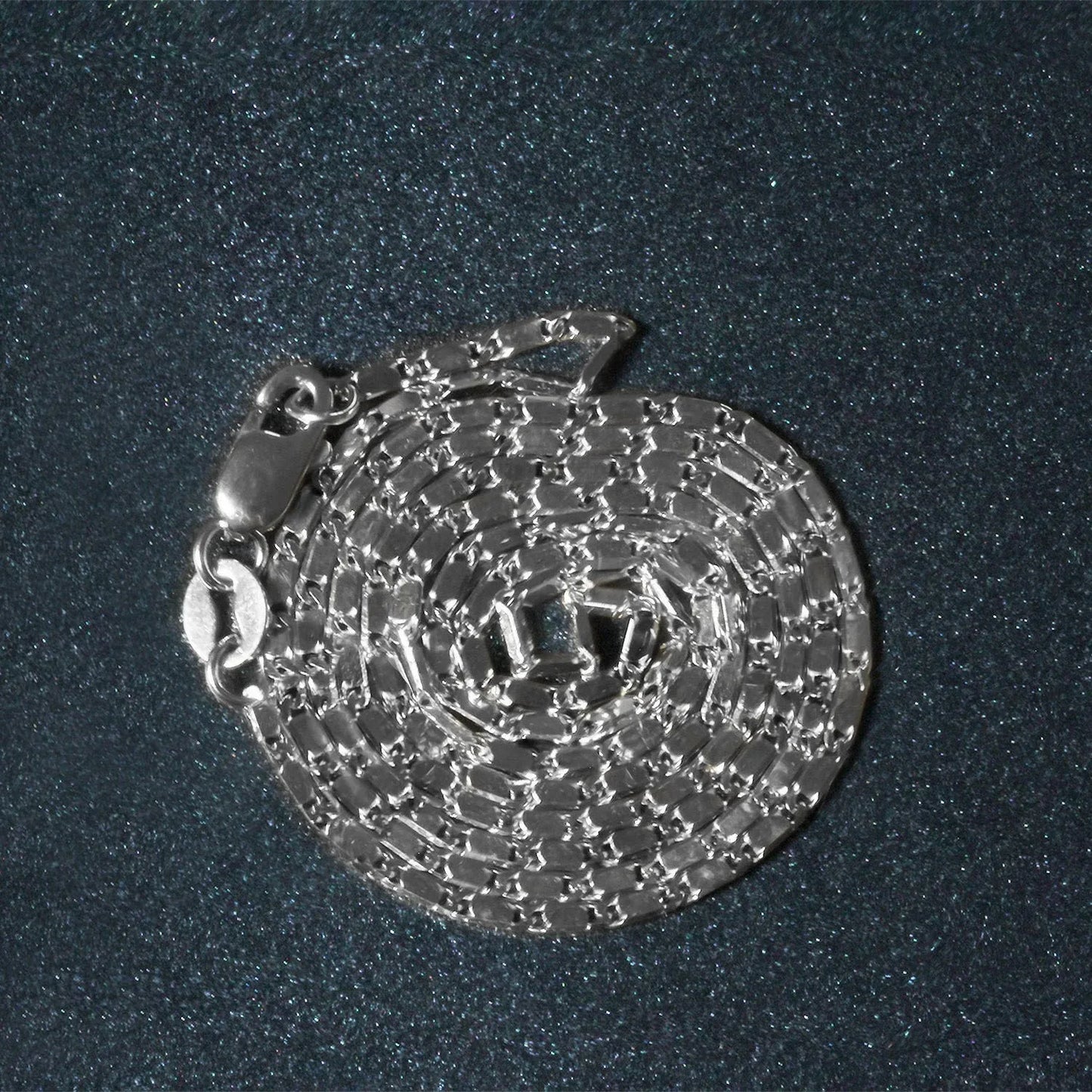 14k White Gold Lumina Pendant Chain (1.00 mm) - Peelerie