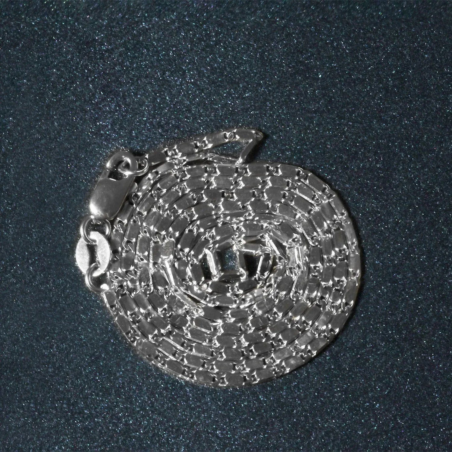 14k White Gold Lumina Pendant Chain (1.00 mm) - Peelerie