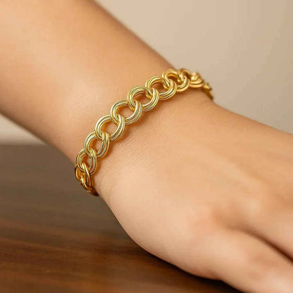 14k Yellow Gold Lite Charm Bracelet (8.00 mm)