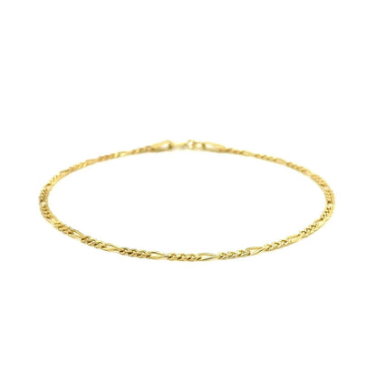 14k yellow gold anklet