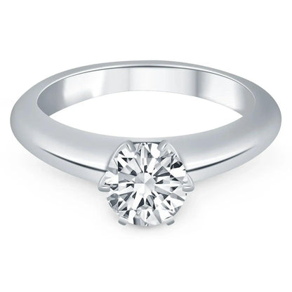 14k white gold engagement ring