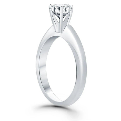 14k white gold engagement ring