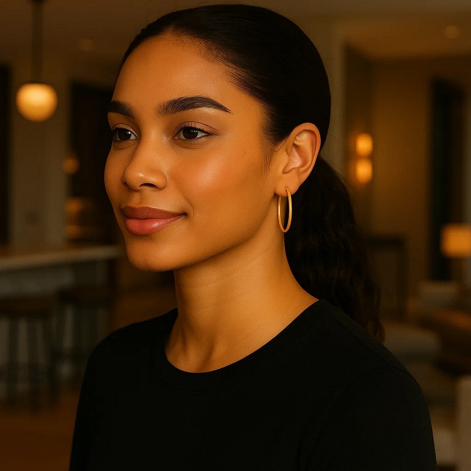 Peelerie jewelry piece in midnight luxury editorial product photo, high-contrast studio lighting