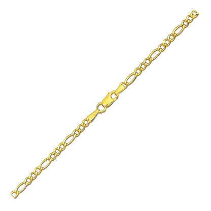 14k yellow gold anklet