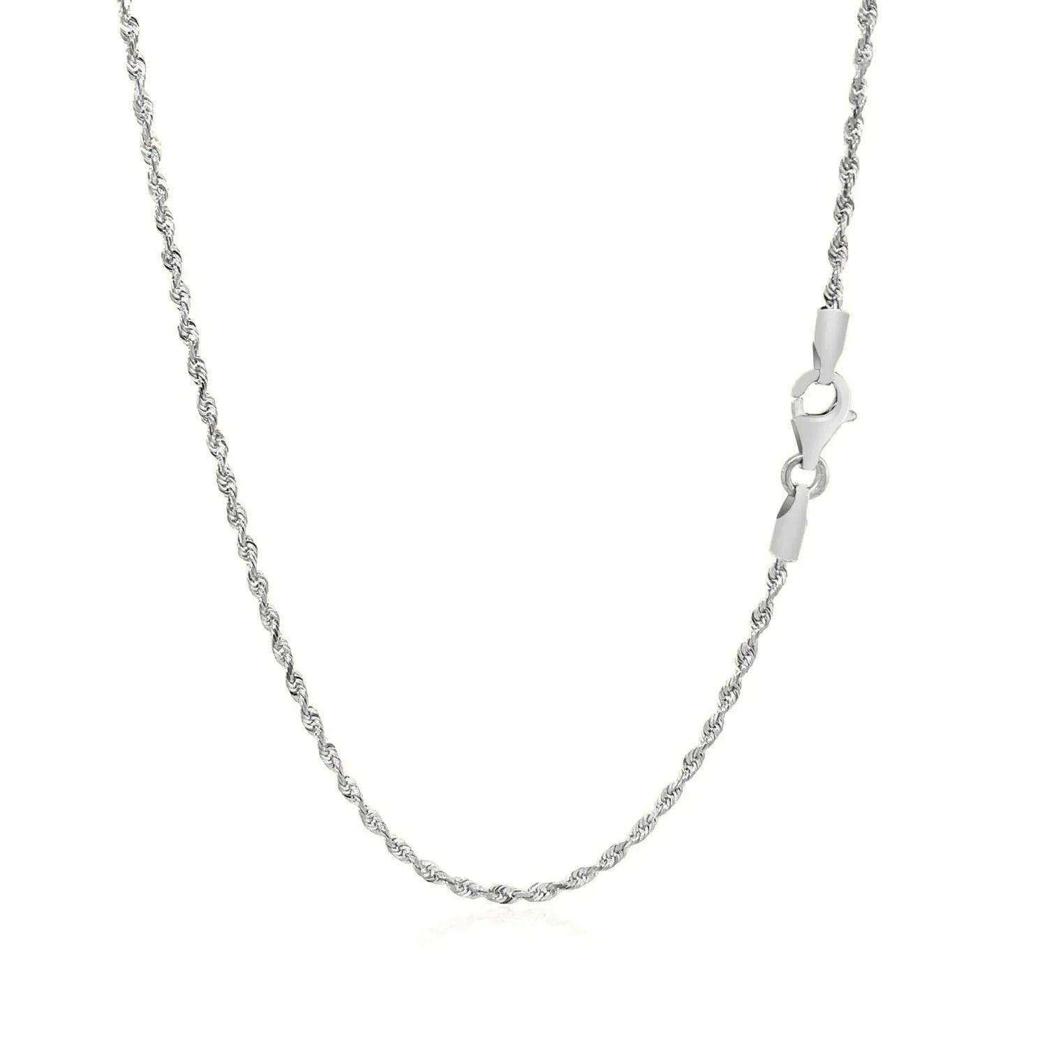 14k white gold chain