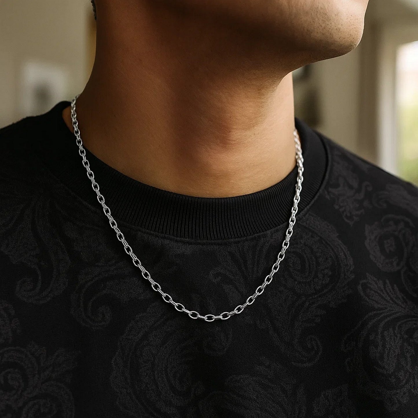 Peelerie jewelry piece in midnight luxury editorial product photo, high-contrast studio lighting