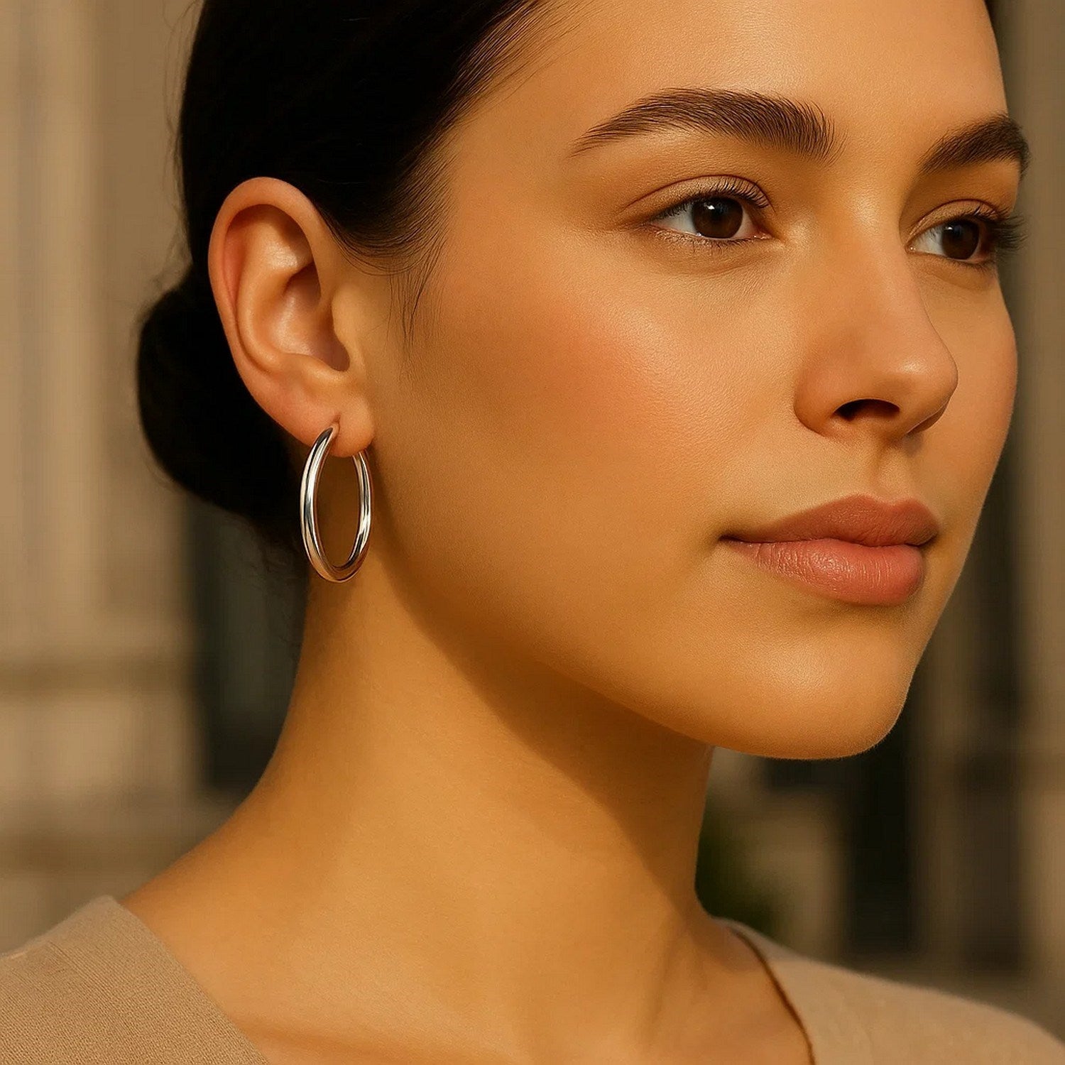 Peelerie jewelry piece in midnight luxury editorial product photo, high-contrast studio lighting