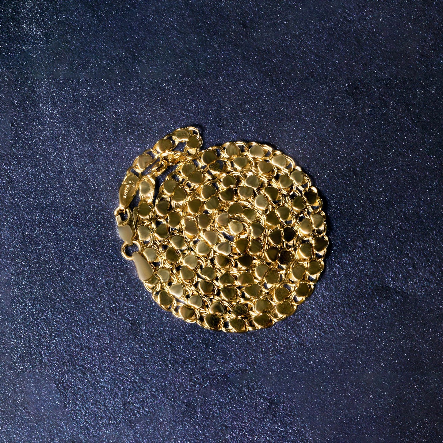 Peelerie jewelry piece in midnight luxury editorial product photo, high-contrast studio lighting