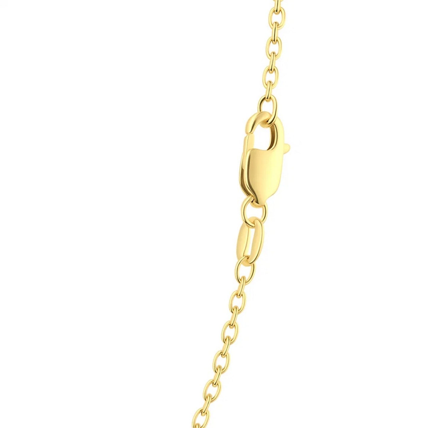 14k Yellow Gold CZ By the Yard Long Links