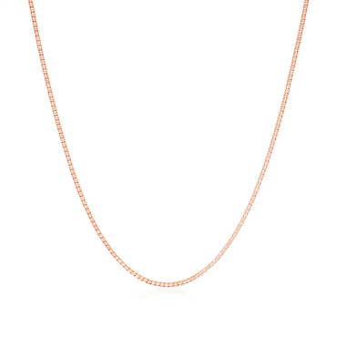 14k Rose Gold Classic Box Chain (0.73 mm)