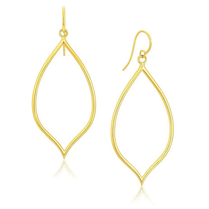 14k yellow gold earrings