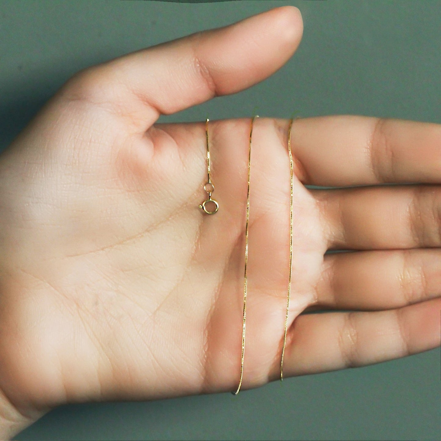 10k Yellow Gold Classic Box Chain (0.45 mm)