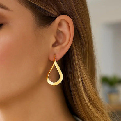 14k yellow gold hoop earrings