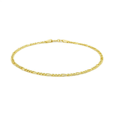 14k Yellow Gold Figaro Bracelet (1.90 mm)