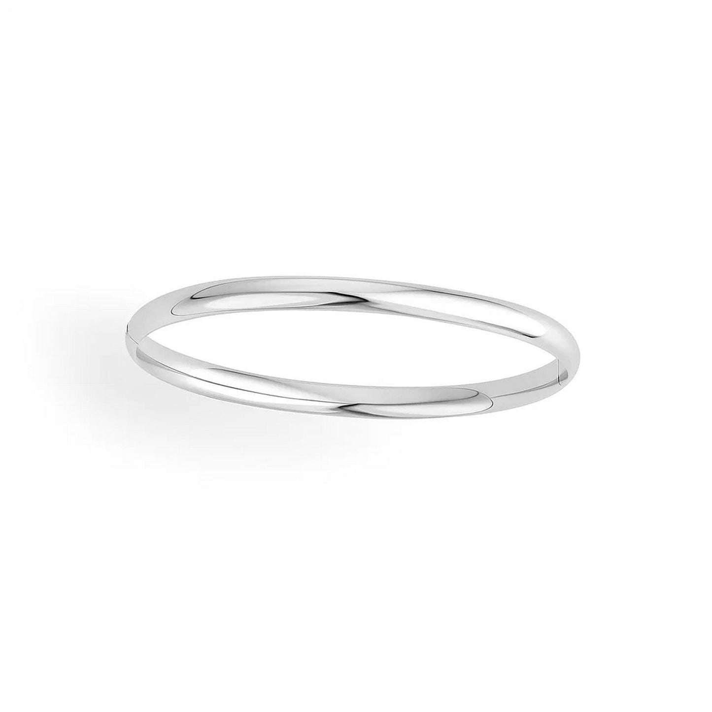 Classic Bangle in 14k White Gold (5.00 mm)