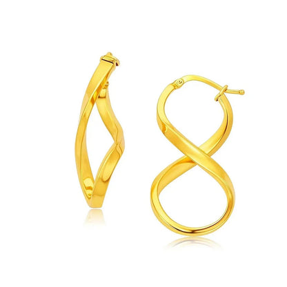 14k yellow gold drop earrings