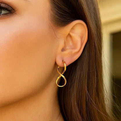 14k yellow gold drop earrings
