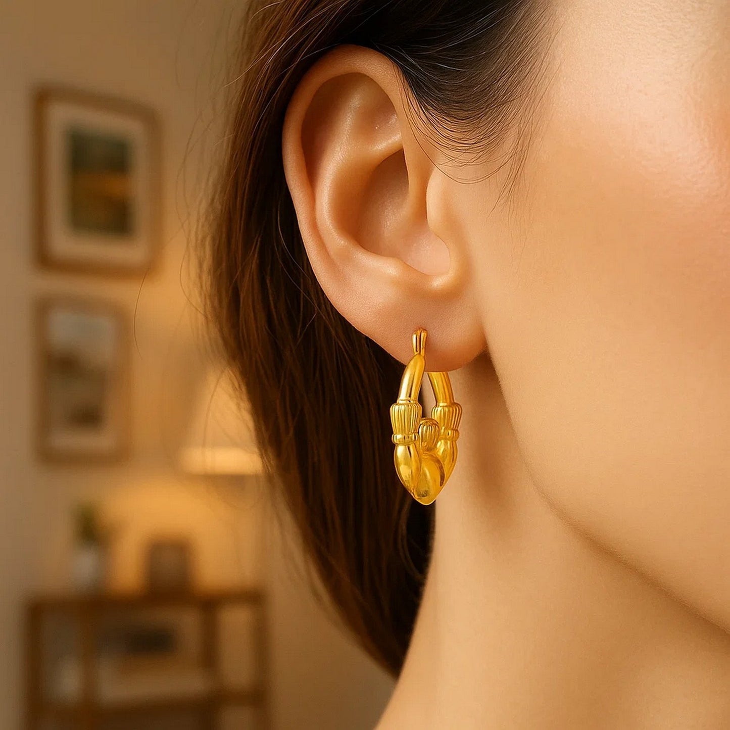 Peelerie jewelry piece in midnight luxury editorial product photo, high-contrast studio lighting