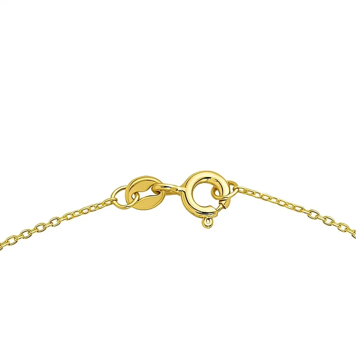 14K Yellow Gold Emerald Cut Citrine Necklace - Peelerie