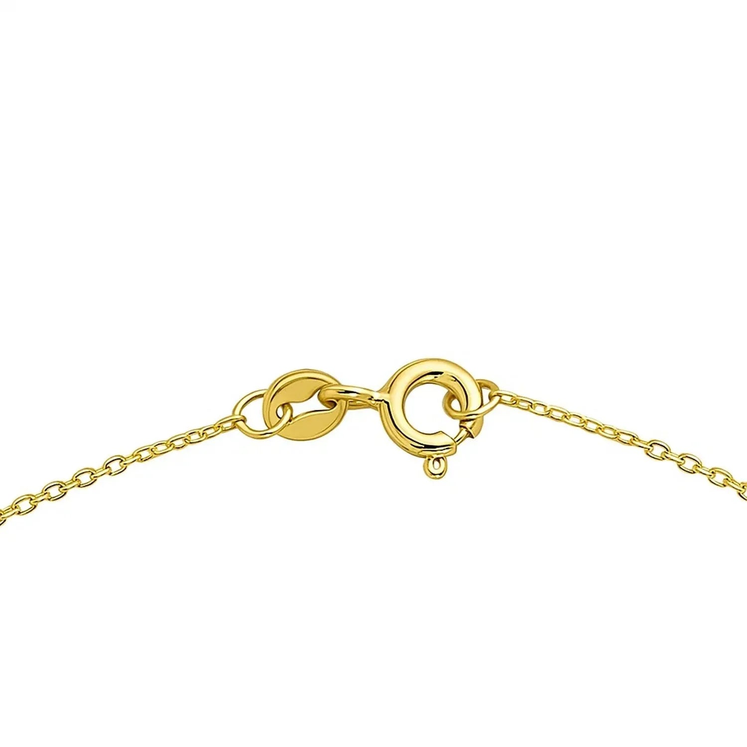 14K Yellow Gold Emerald Cut Citrine Necklace - Peelerie