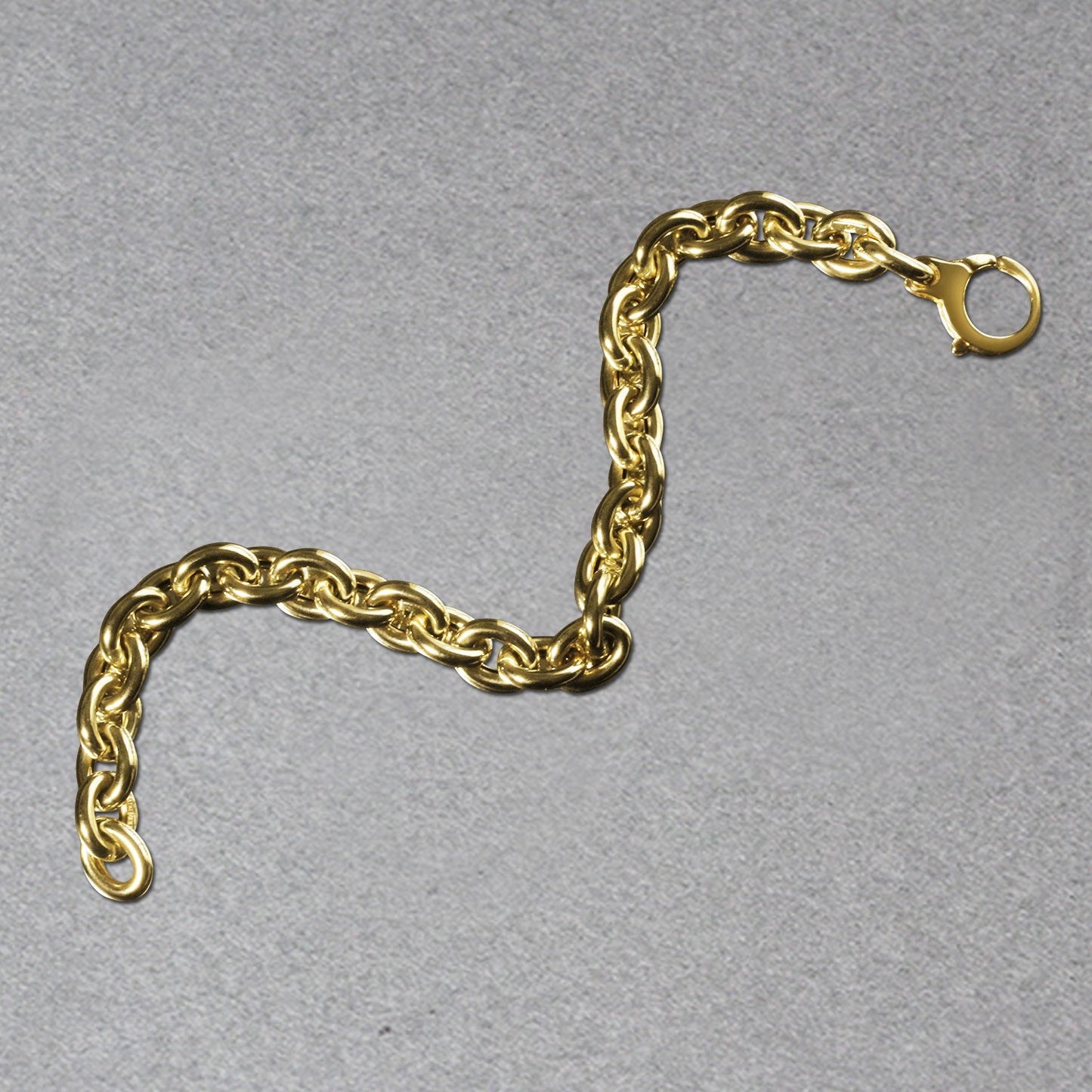 14k Yellow Gold Polished Cable Link Necklace
