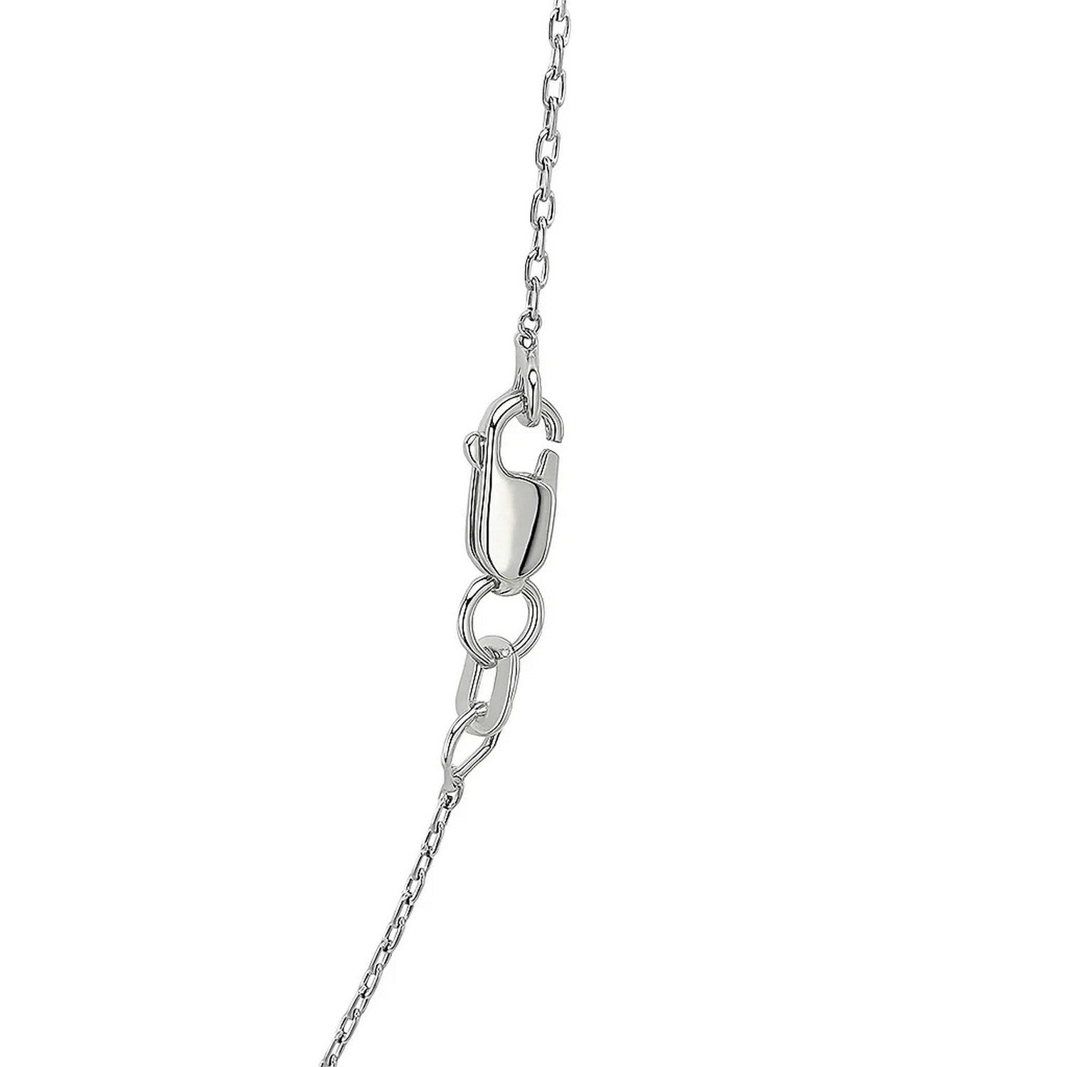 Sterling Silver Rhodium Plated Cable Chain (1.10 mm) - Peelerie