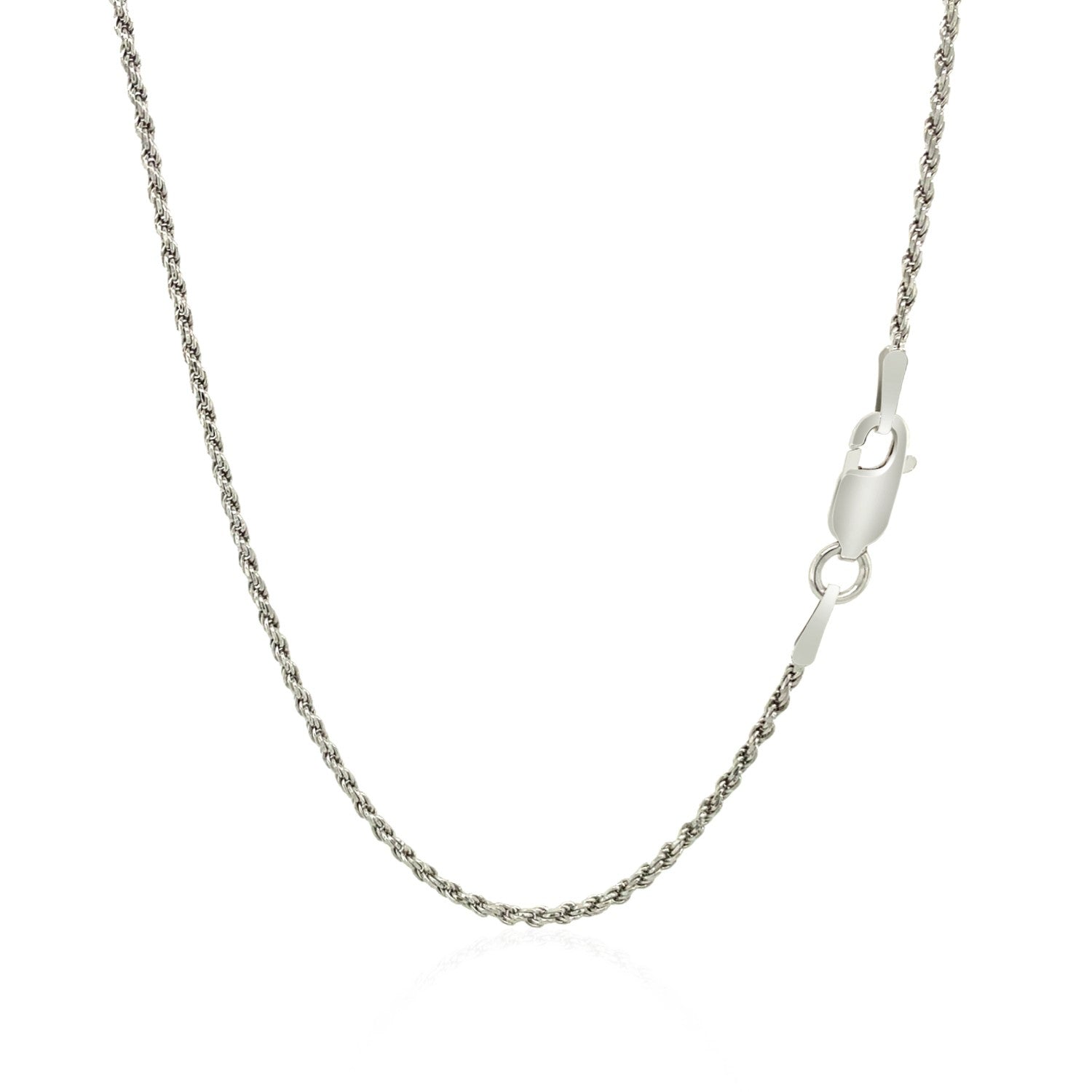 Sterling Silver Diamond Cut Rope Style Chain (1.40 mm) - Peelerie