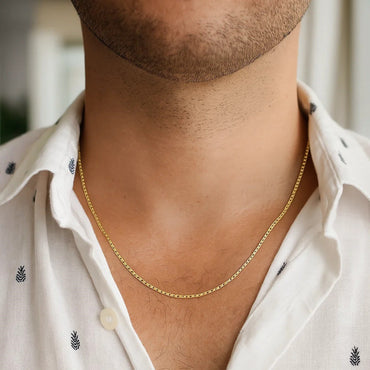 14k Yellow Gold Mariner Link Chain (1.20 mm) - Peelerie