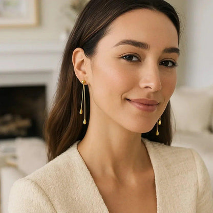 14k yellow gold earrings