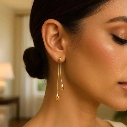 14k yellow gold earrings