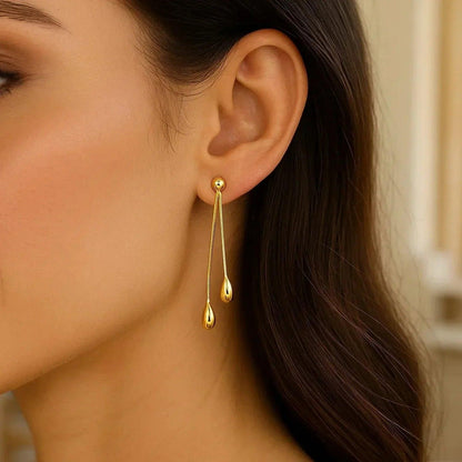 14k yellow gold earrings