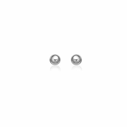 14k white gold stud earrings