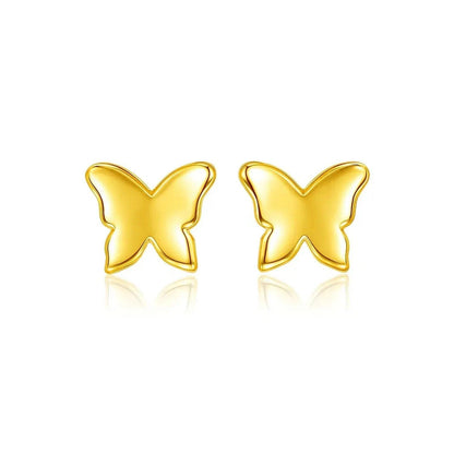 14k yellow gold earrings