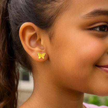 14k yellow gold earrings