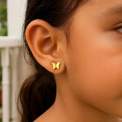 14k yellow gold earrings