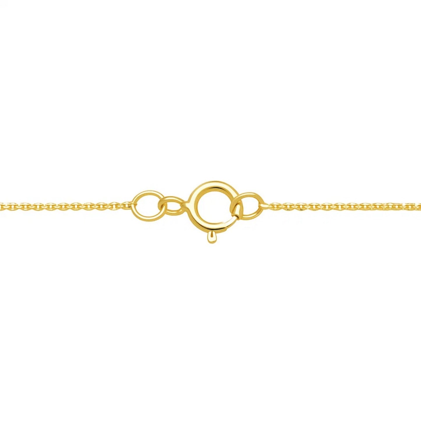 Crab Necklace in 10K Two Tone Yellow Gold