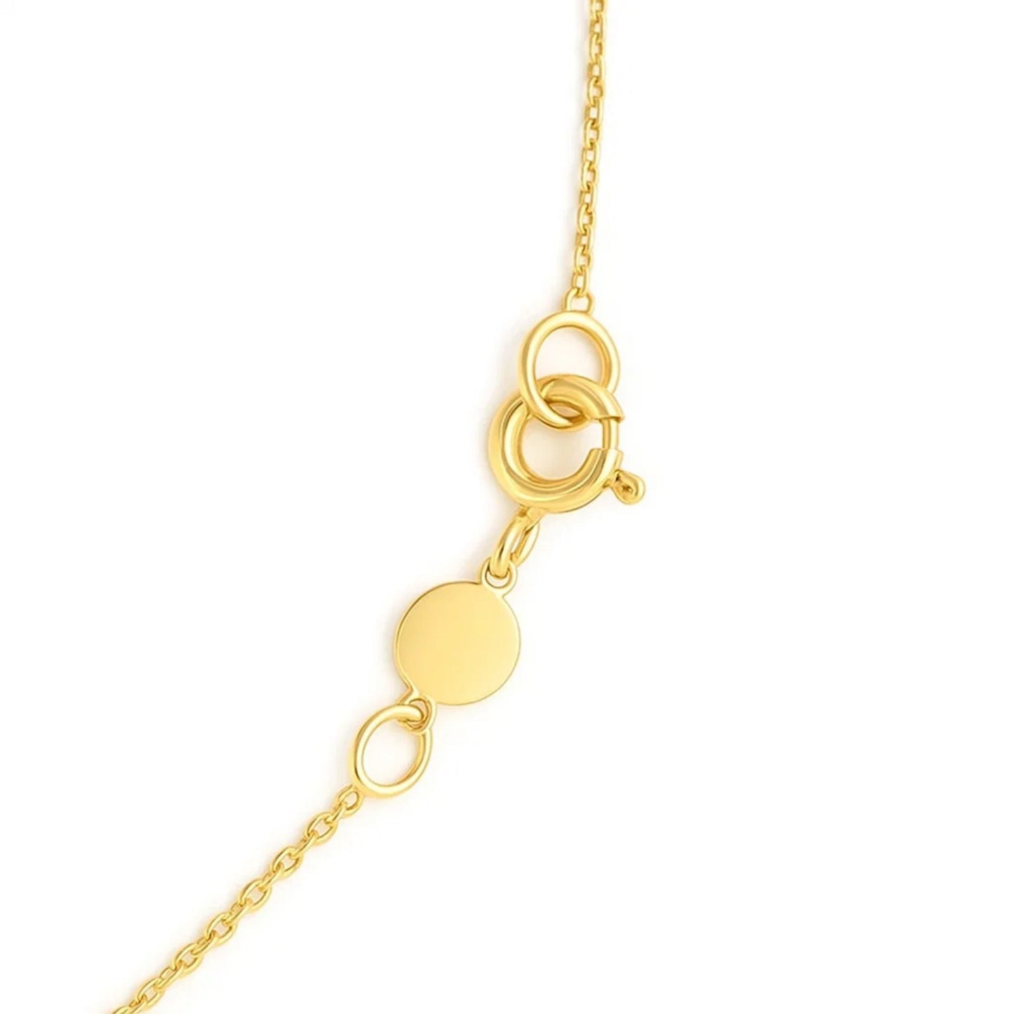 14K Yellow Gold Virgo Necklace