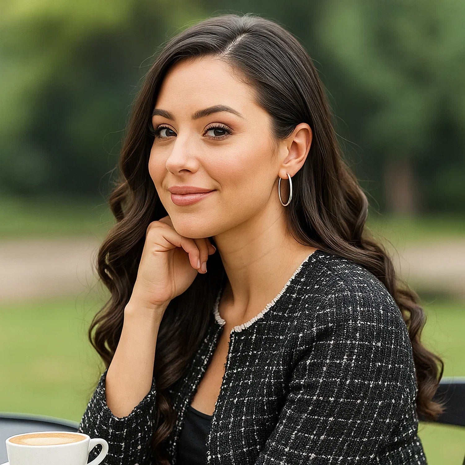 Peelerie jewelry piece in midnight luxury editorial product photo, high-contrast studio lighting