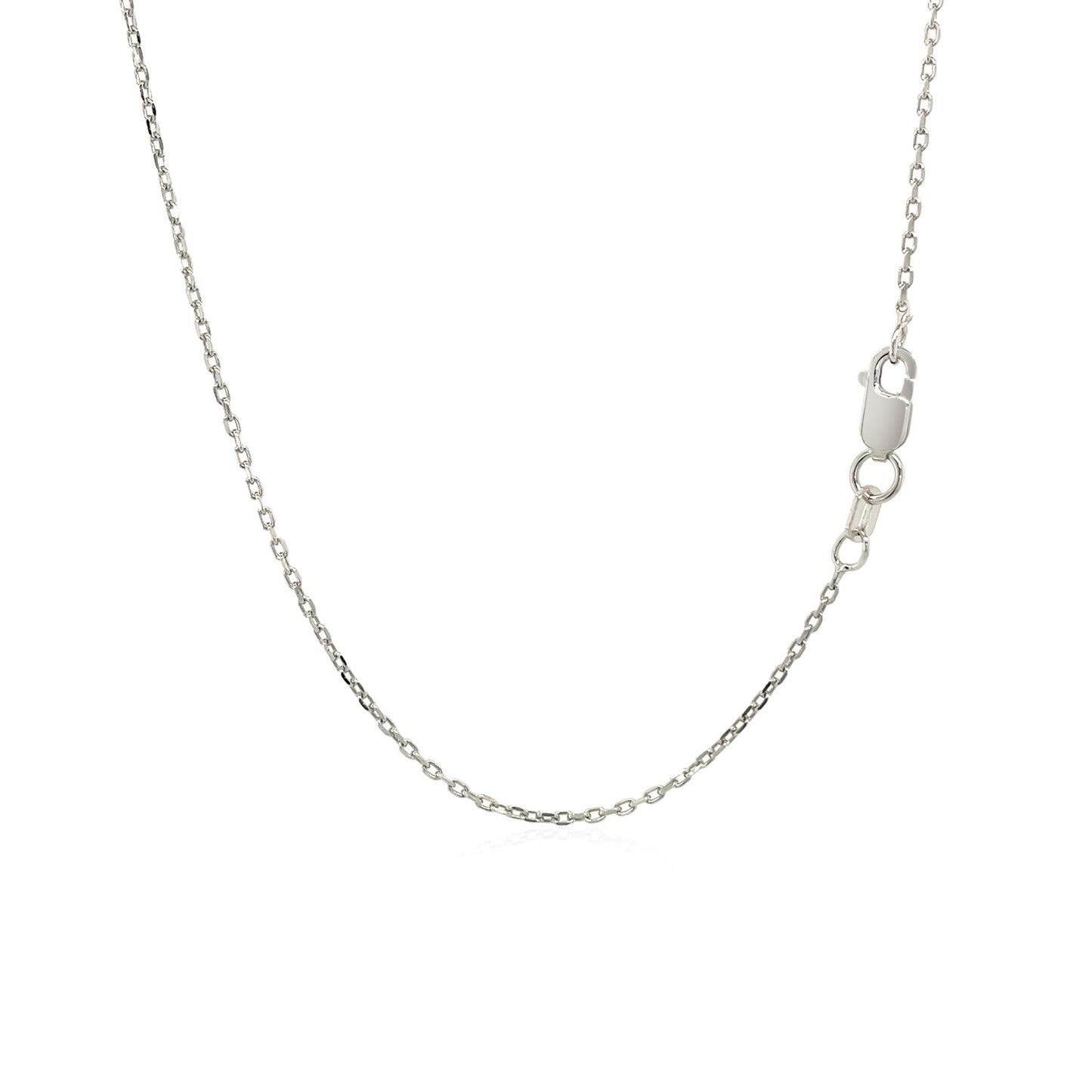 Narrow Cross Pendant with Diamonds in Sterling Silver - Peelerie