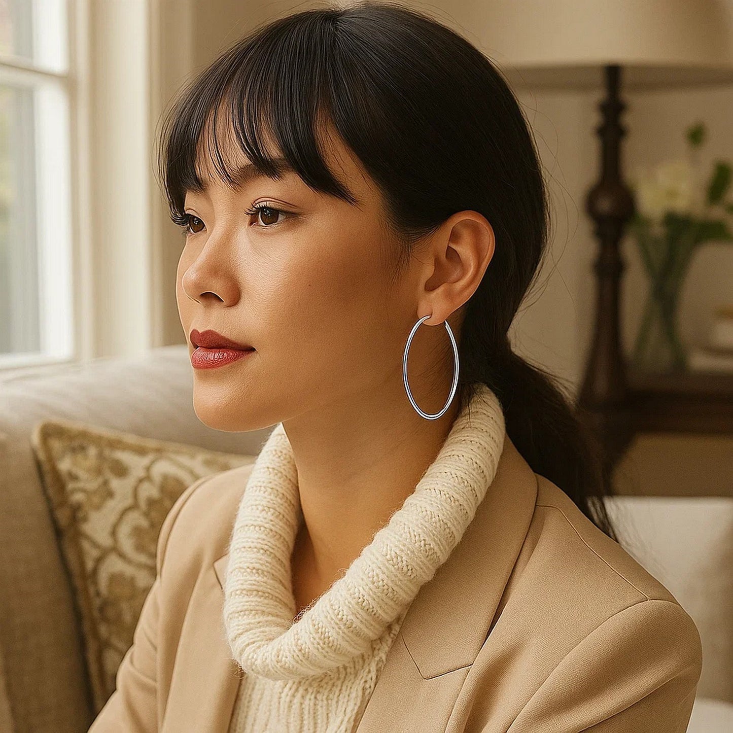 Peelerie jewelry piece in midnight luxury editorial product photo, high-contrast studio lighting