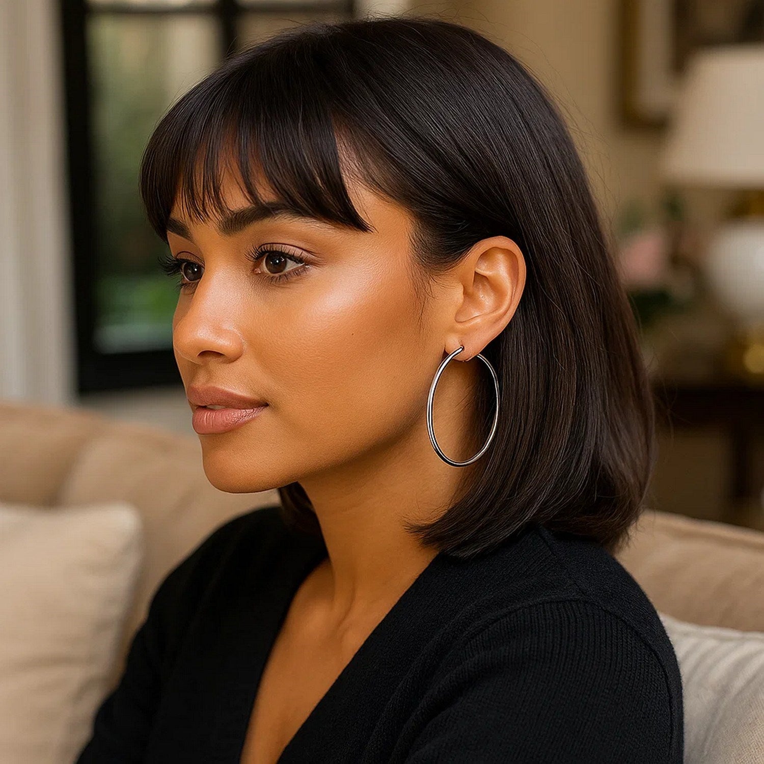 Peelerie jewelry piece in midnight luxury editorial product photo, high-contrast studio lighting