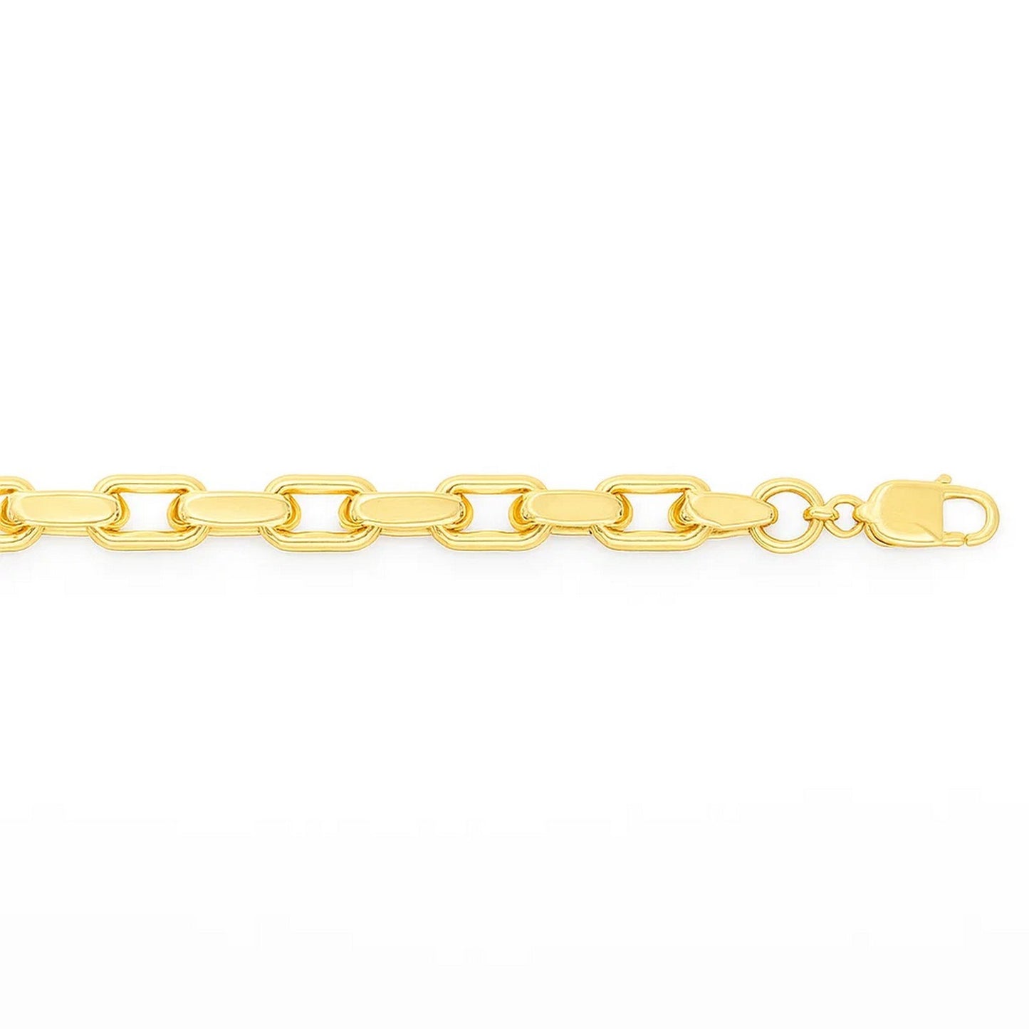 14k Yellow Gold French Cable Chain Bracelet  (2.50 mm)