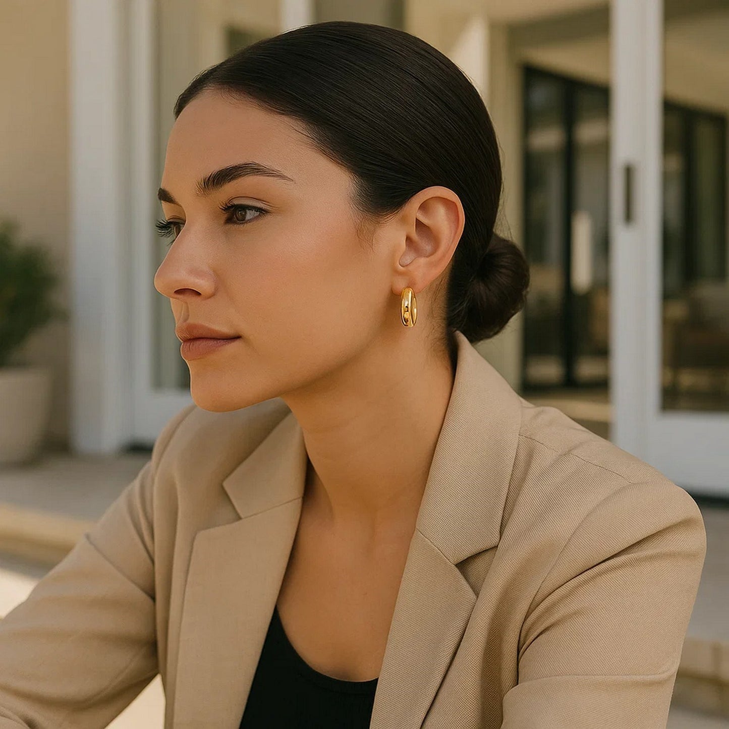 Peelerie jewelry piece in midnight luxury editorial product photo, high-contrast studio lighting