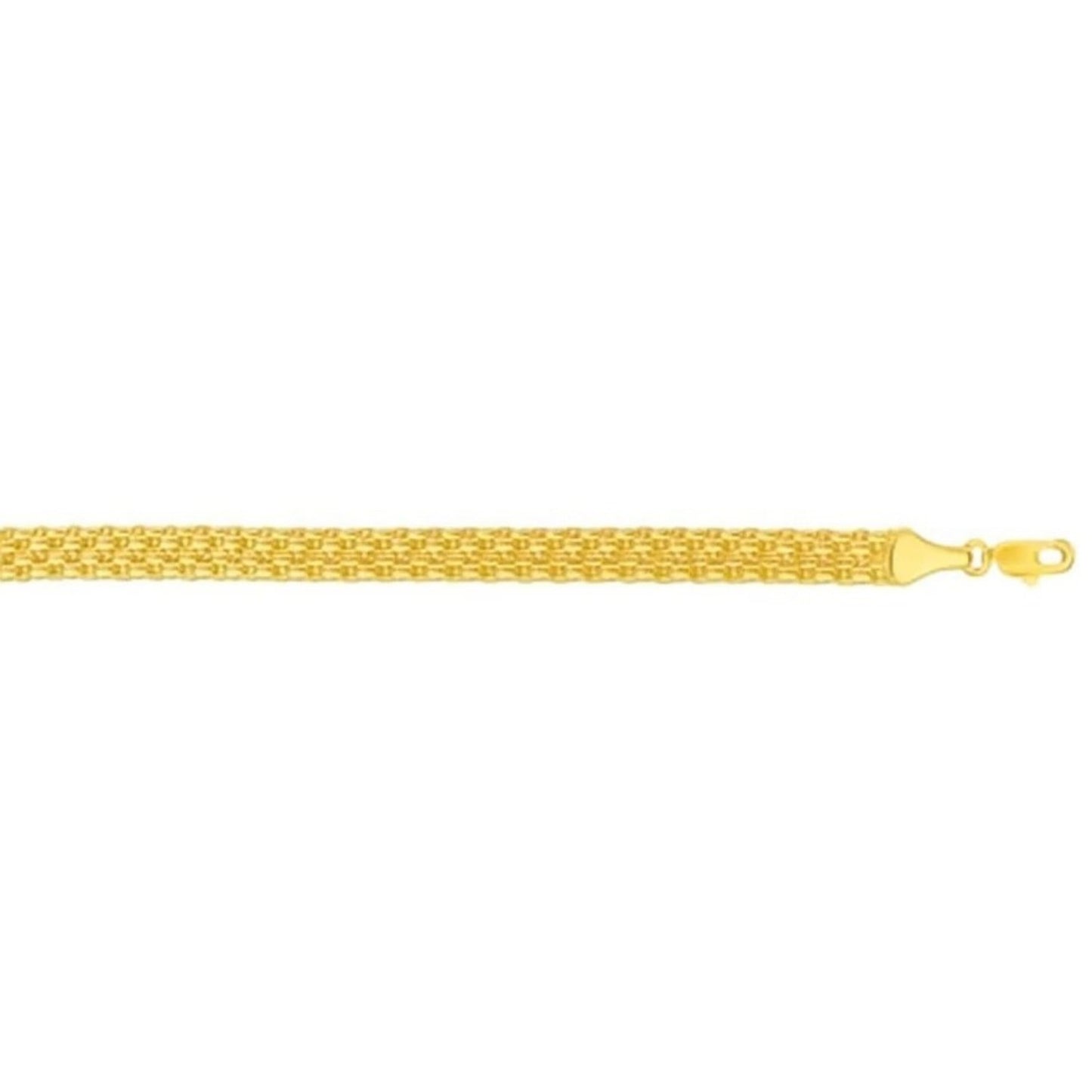 14k Yellow Gold Bismark Bracelet (4.70 mm)