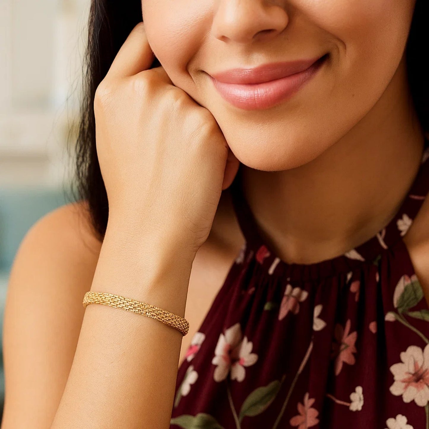 14k Yellow Gold Bismark Bracelet (4.70 mm)