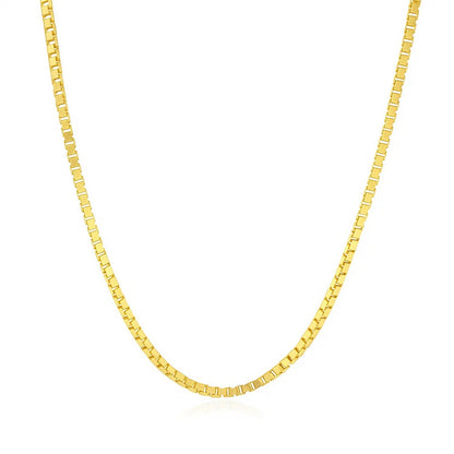 14k Yellow Gold Semi Solid Box Chain (1.80 mm)