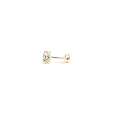 1/2 cttw Lab Grown Round Diamond Stud Earrings 14k Yellow Gold (G/VS2)