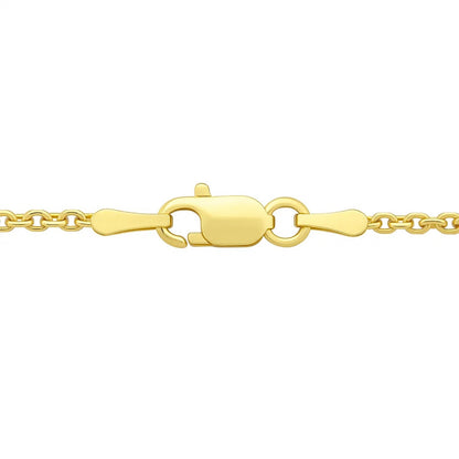14K Tri Color Gold Interlocking Circle Pendant Necklace