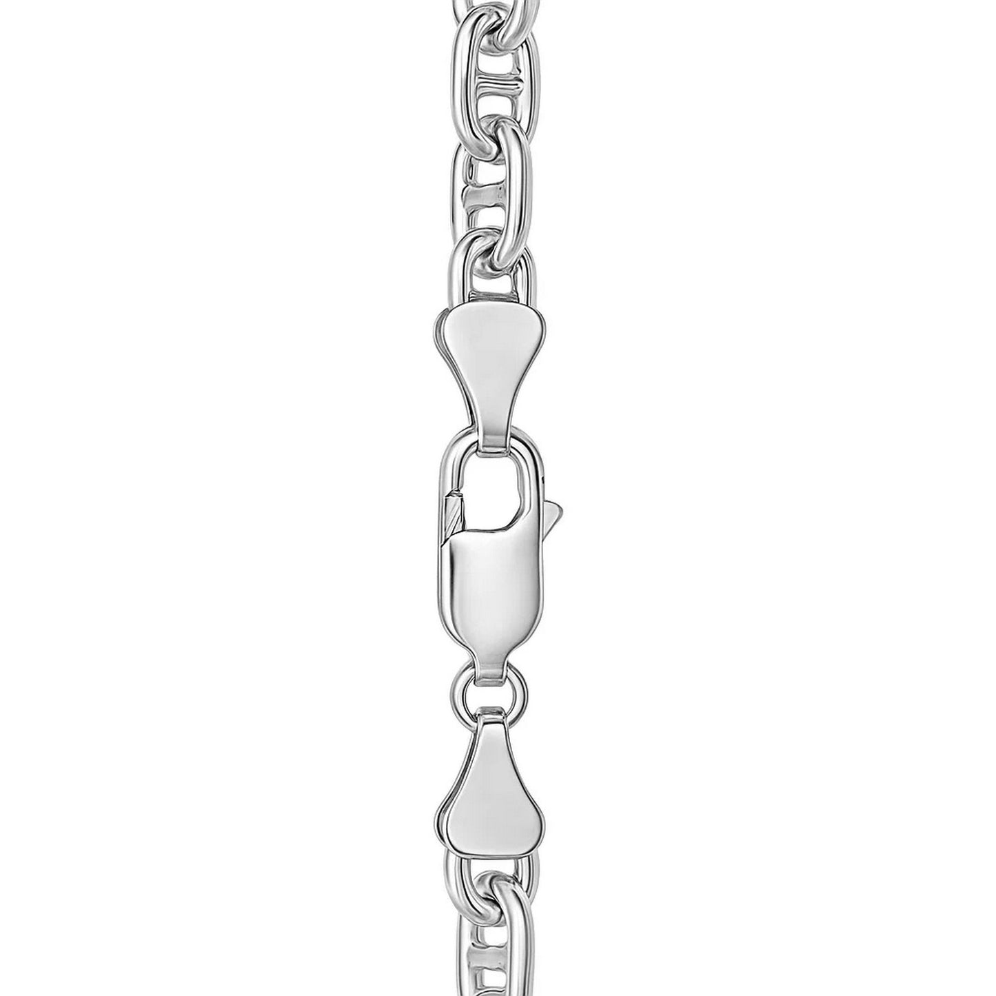 Sterling Silver Anchor Chain Necklace (4.30 mm)